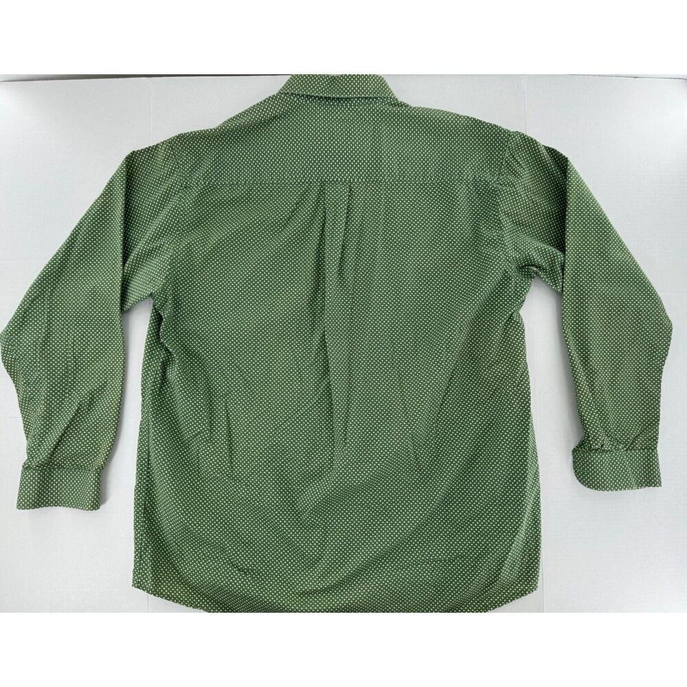 Cinch Button Up Shirt Size L Star Print Green Western Rodeo Dress Cowboy Cotton‌ - Picture 5 of 16